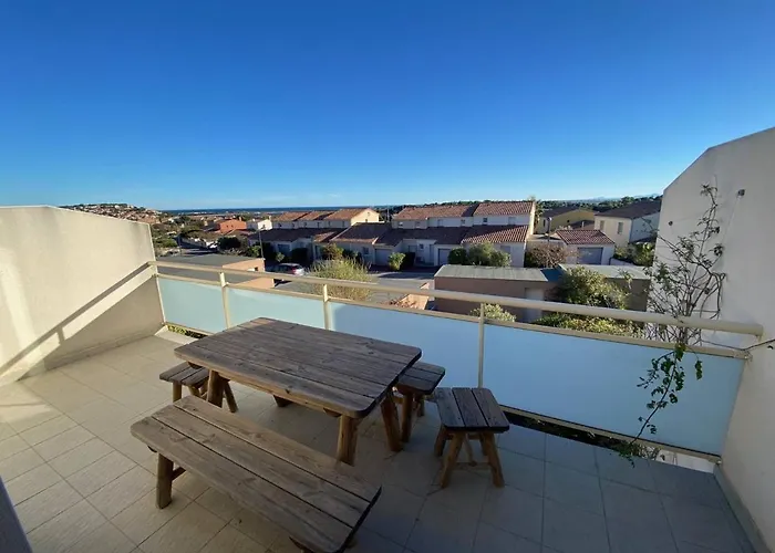 T4 Avec Piscine Residentielle, 3 Chambres, Jusqu'a 7 Personnes - Fr-1-81-578 לאוקאט